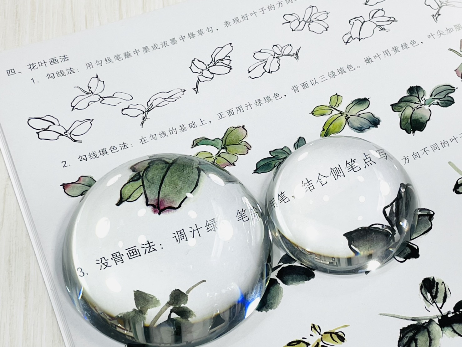 《書畫放大鏡》玻璃紙鎮 / 採用光學玻璃拋光打磨,水晶般質感