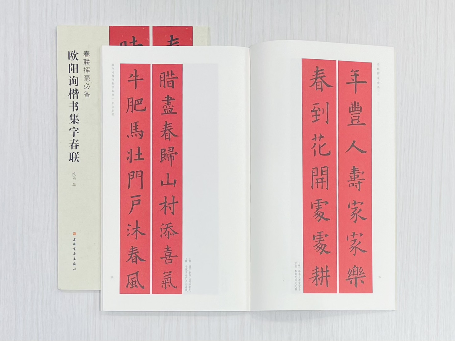 《歐陽詢楷書集字春聯》 春聯揮毫必備 上海書畫出版社 沈菊 編