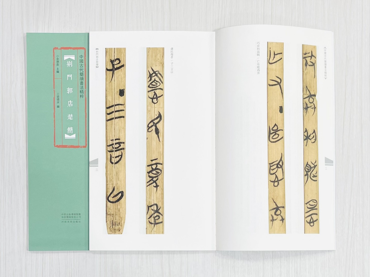 《荊門郭店楚簡》 中國古代簡牘書法精粹 余德泉 主編 梁德水 編 河南美術出版社