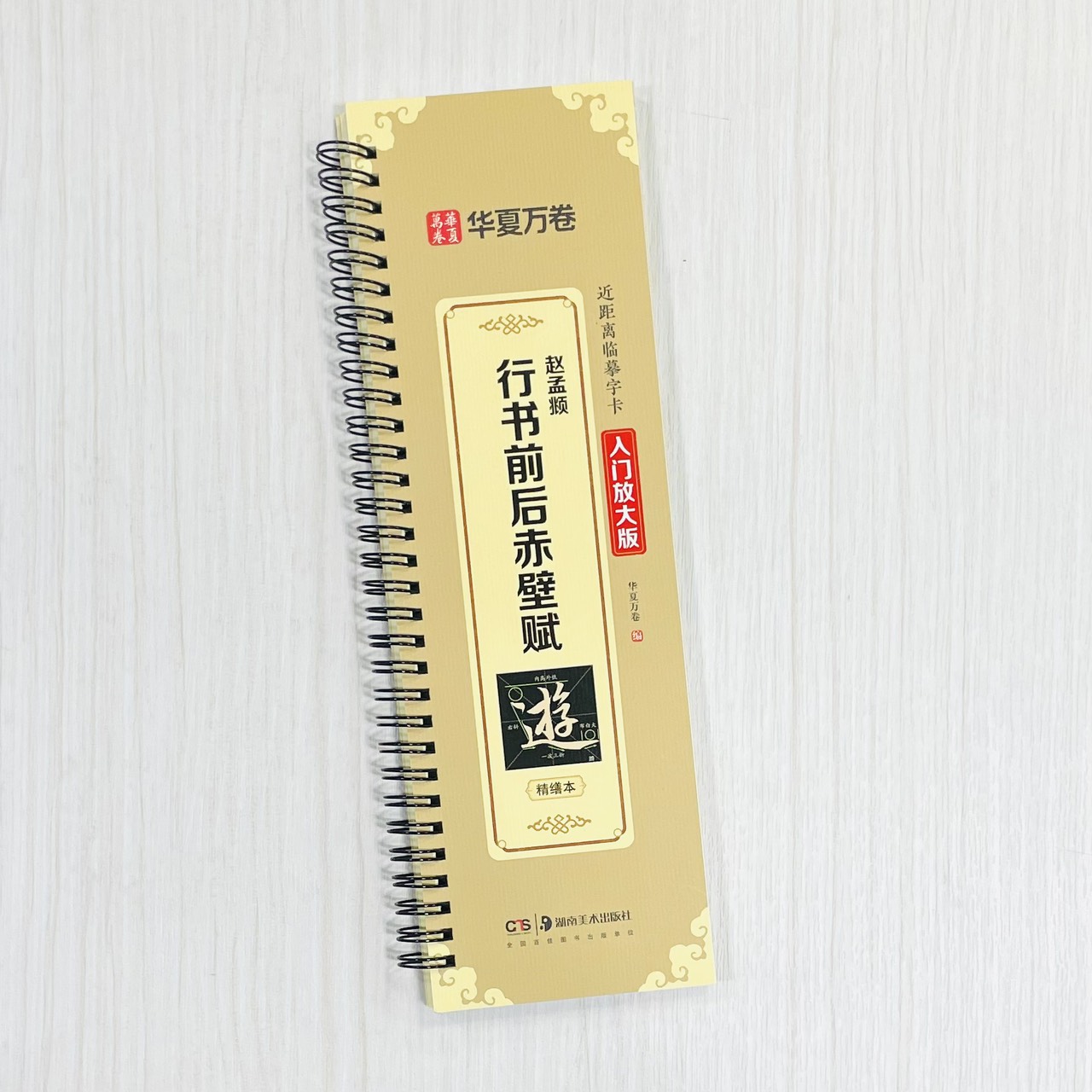 《趙孟頫行書前後赤壁賦 精繕本》 近距離臨摹字卡 入門放大版 華夏萬卷 編 湖南美術出版社