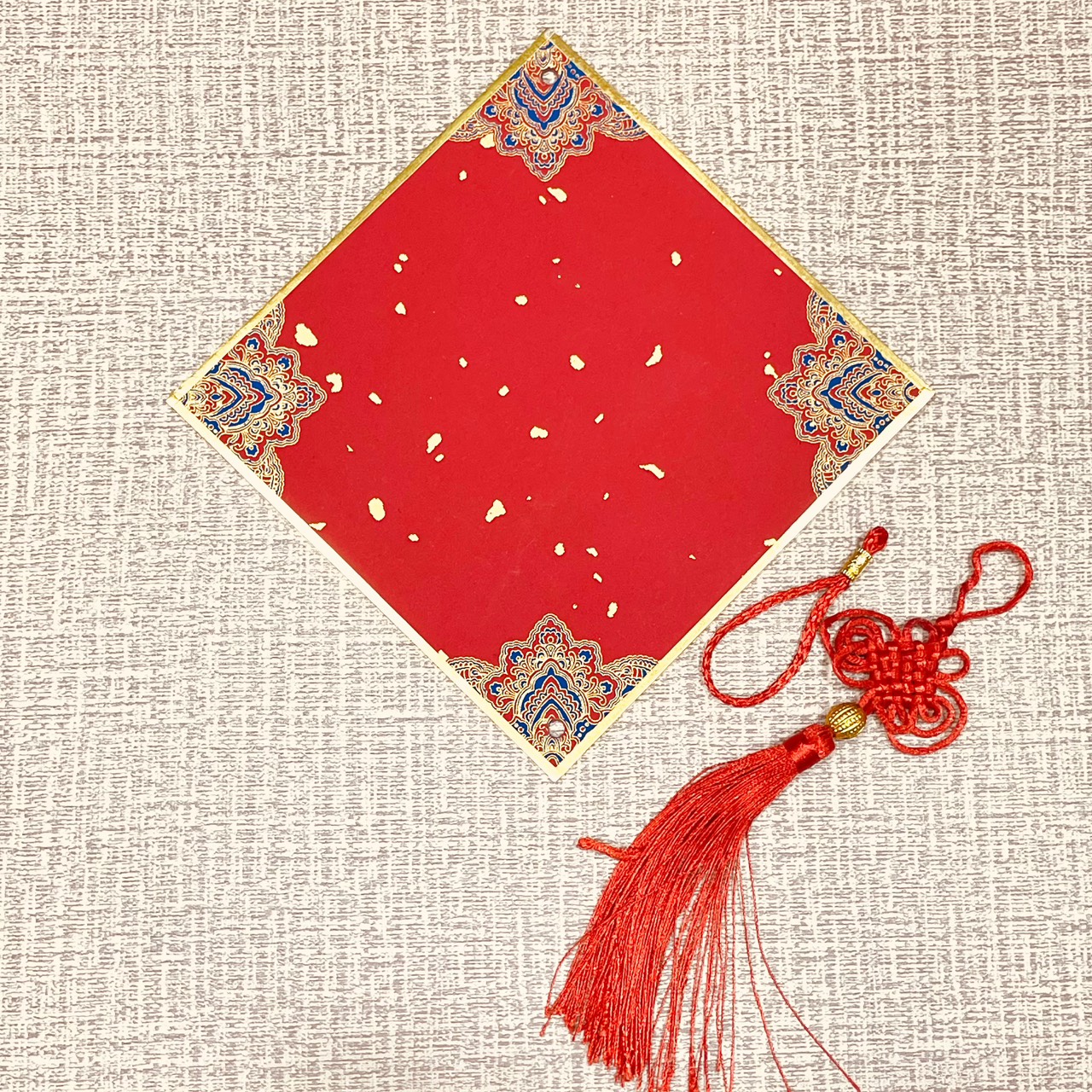 《灑金硬卡福卡 宮廷》  17x17cm  附中國節