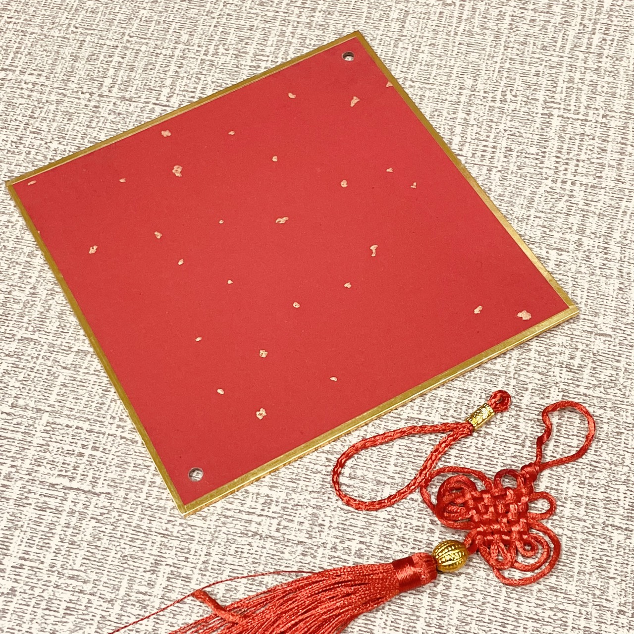 《灑金硬卡福卡 宮廷》  17x17cm  附中國節