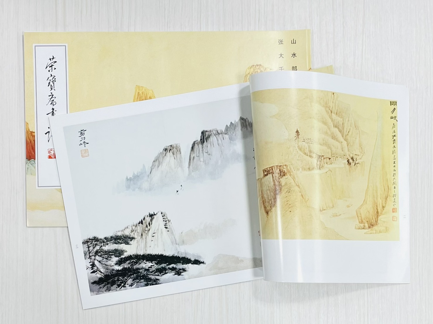 《榮寶齋畫譜.現代編（12）：山水部分》 張大千 繪 榮寶齋出版社