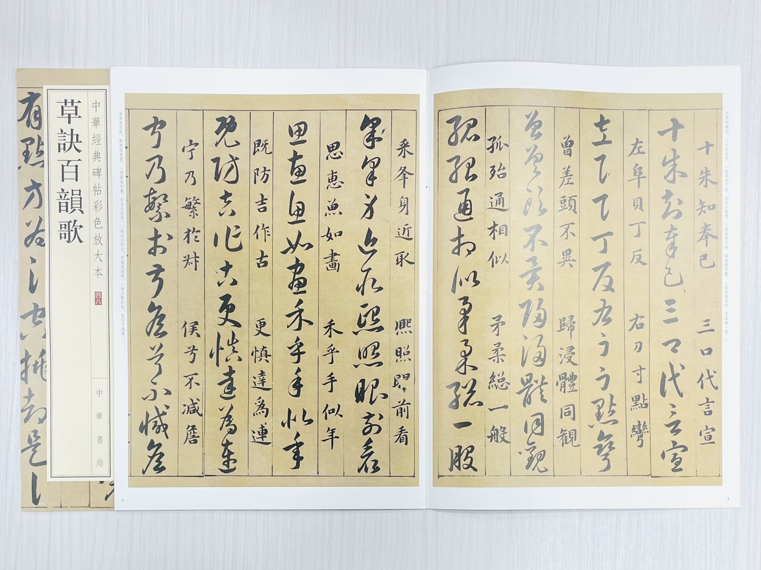 《草訣百韻歌》 中華經典碑帖彩色放大本 四八 中華書局編輯部 編 中華書局出版發行