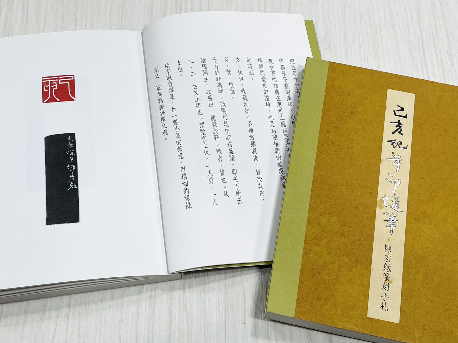《己亥紀年印隨筆—陳宏勉篆刻手札》 君香室叢書015 陳宏勉 作 陳宏勉 君香室 發行 共收錄四十二印