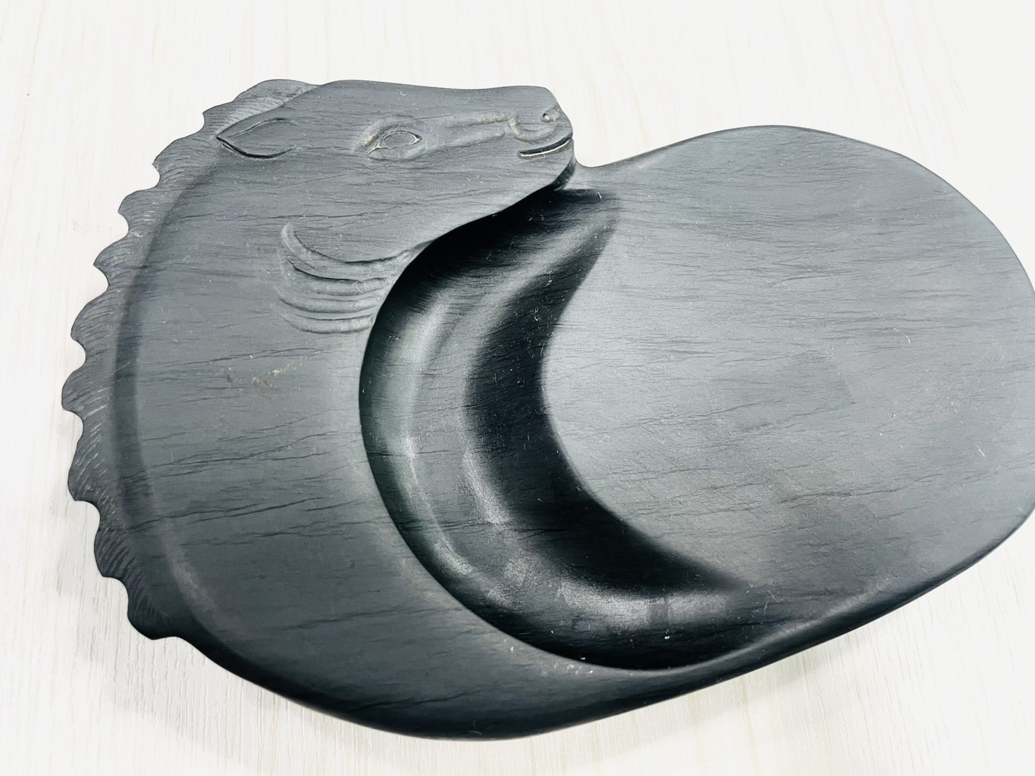 《細羅紋歙硯—馬》 硯台 歙硯 細羅紋 馬 十二生肖