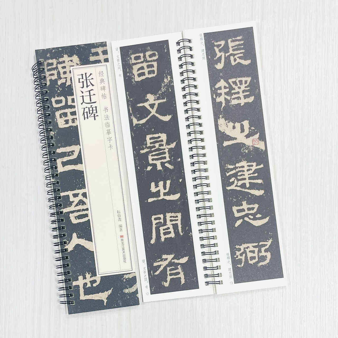 《張遷碑》 經典碑帖 書法臨摹字卡 耘俗齋 編著 黑龍江美術出版社