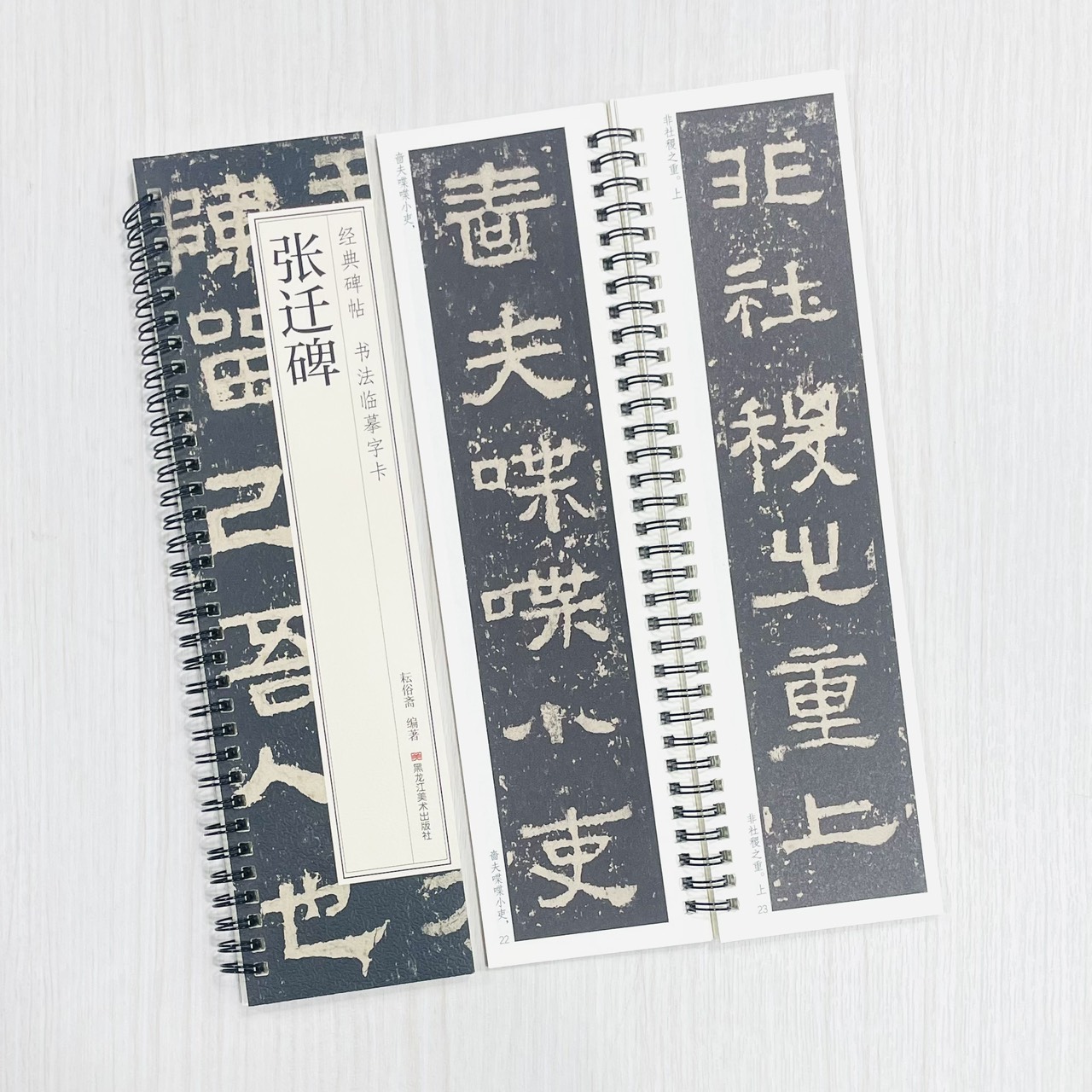 《張遷碑》 經典碑帖 書法臨摹字卡 耘俗齋 編著 黑龍江美術出版社