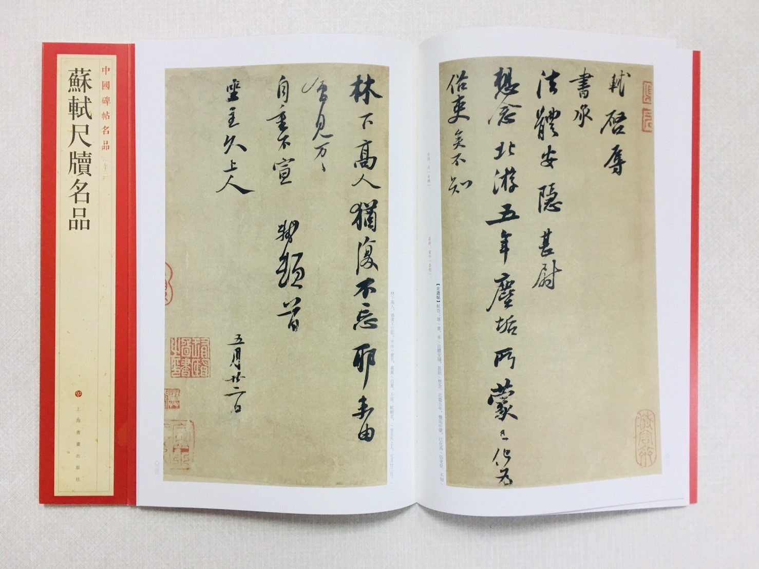 《蘇軾尺牘名品》 72 中國碑帖名品 上海書畫出版社