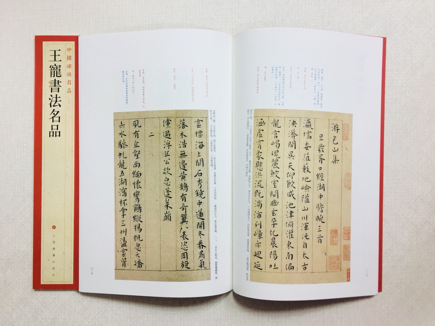 《王寵書法名品》 91 中國碑帖名品 上海書畫出版社