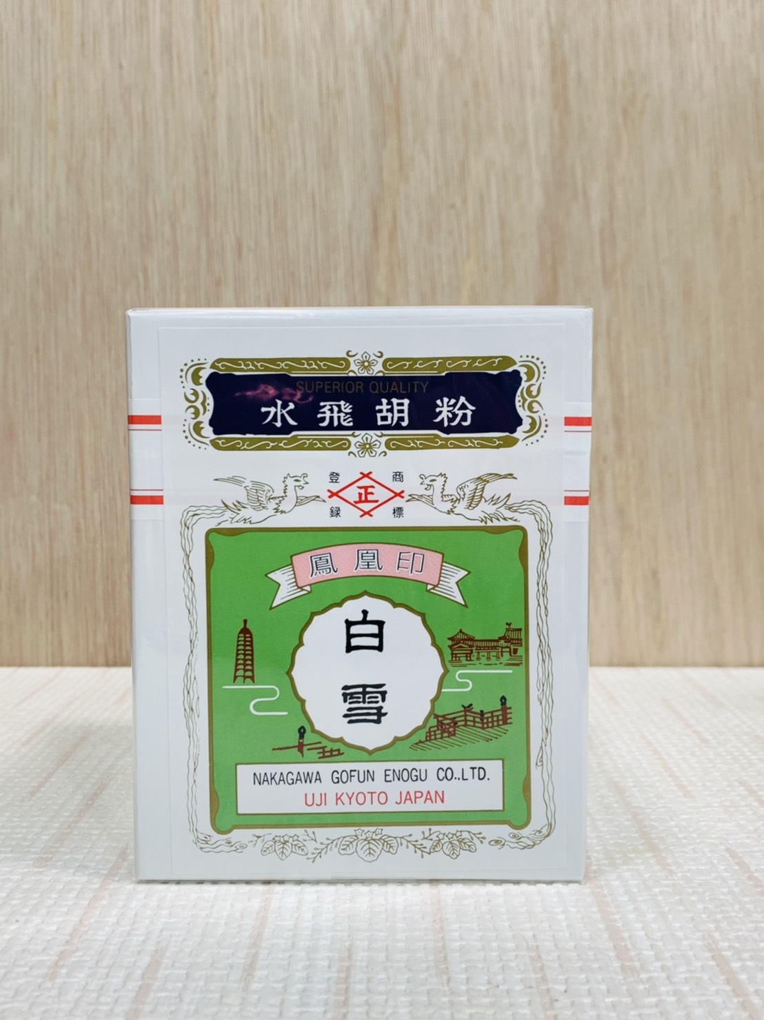 鳳凰《水飛 白雪胡粉》150g 300g 500g 日本鳳凰顏料 膠彩 重彩 白雪胡粉 水飛