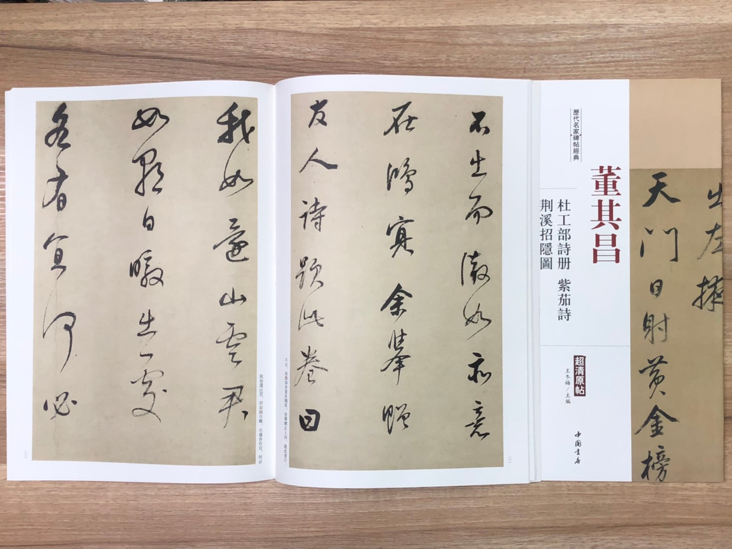 《董其昌 杜工部詩冊.荊溪招隱圖.紫茄詩》歷代名家碑帖經典 中國書店 安徽美術 