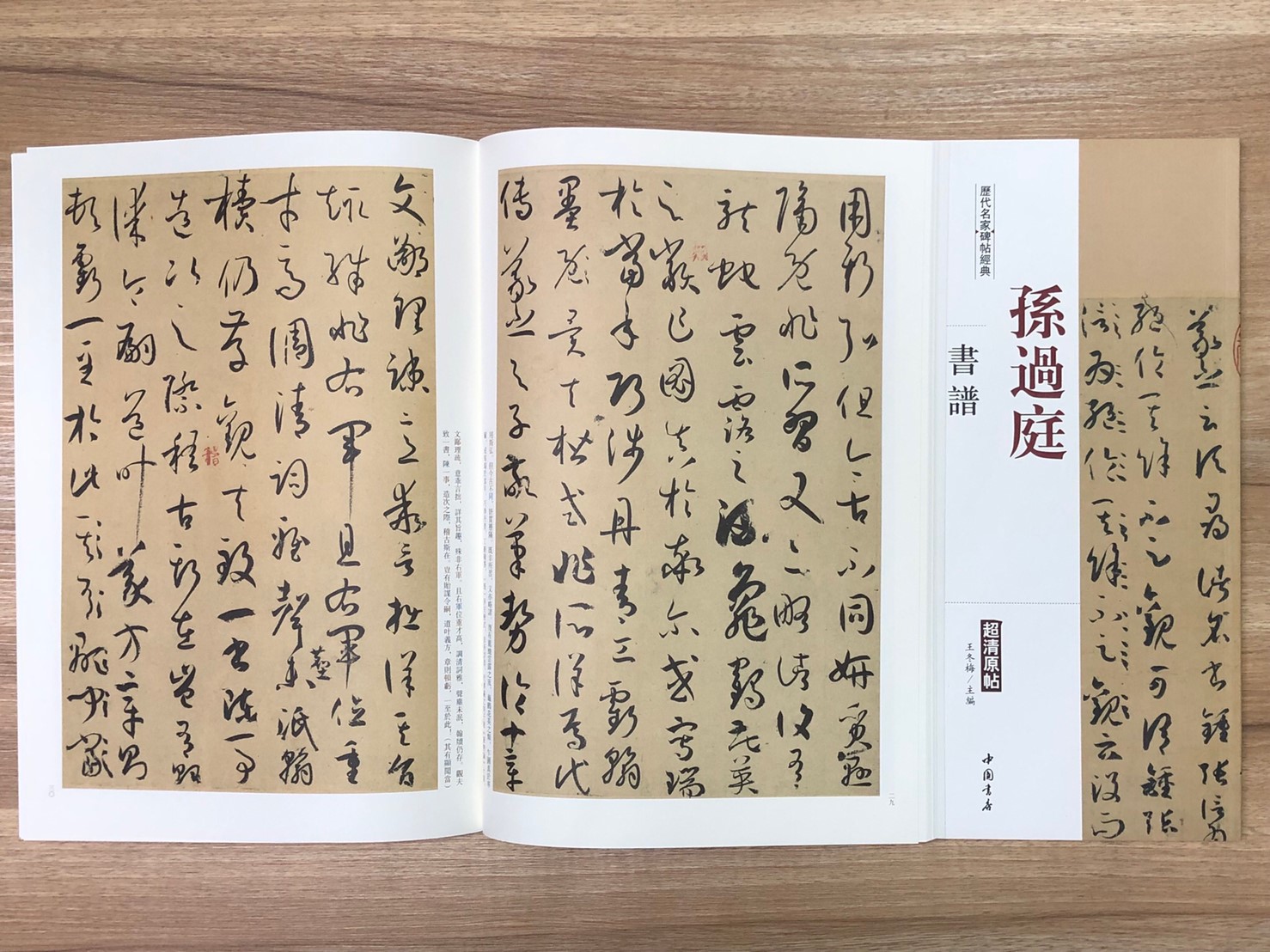 《孫過庭 書譜》歷代名家碑帖經典 中國書店 安徽美術 