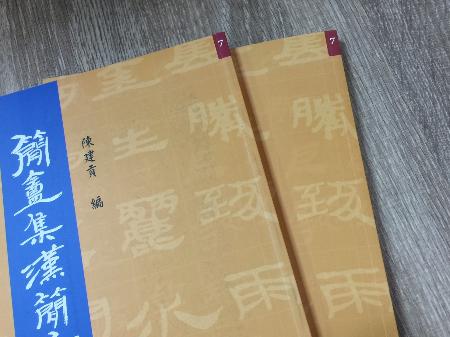 正大原寸放大7《簡盦集漢簡千字文》陳建貢 編 / 正大光明出版