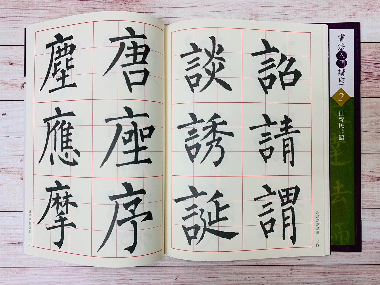入門(2)《玄秘塔碑入門 (唐 柳公權)》 江育民 編 蕙風堂出版  