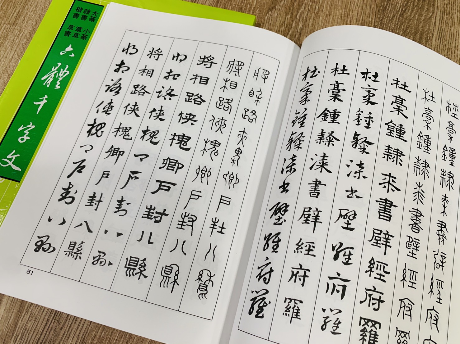 《六體千字文 趙孟頫》 大孚書局
