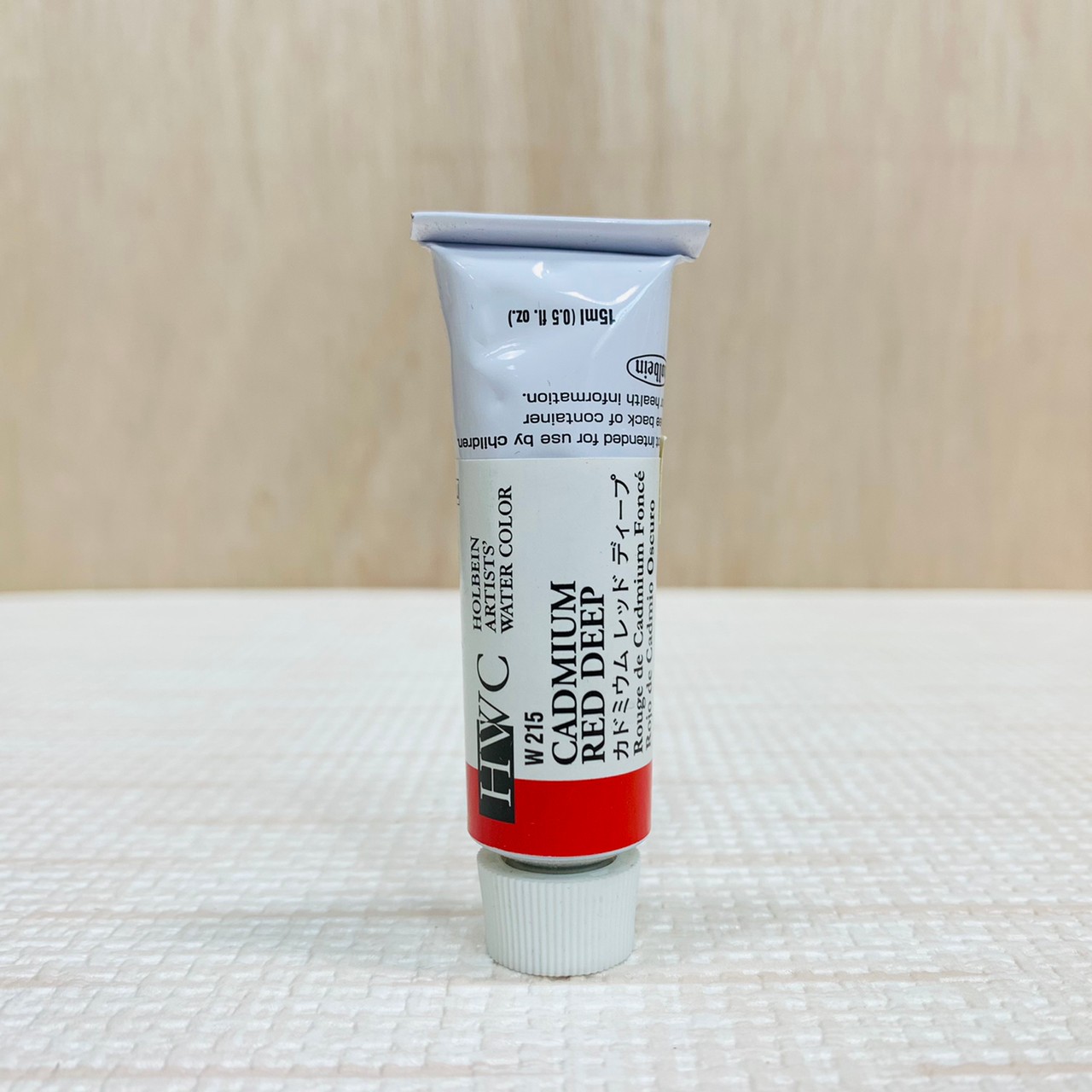 《好賓HWC專家級透明水彩繪具 W215(E級)》W215 Cadmium Red Deep