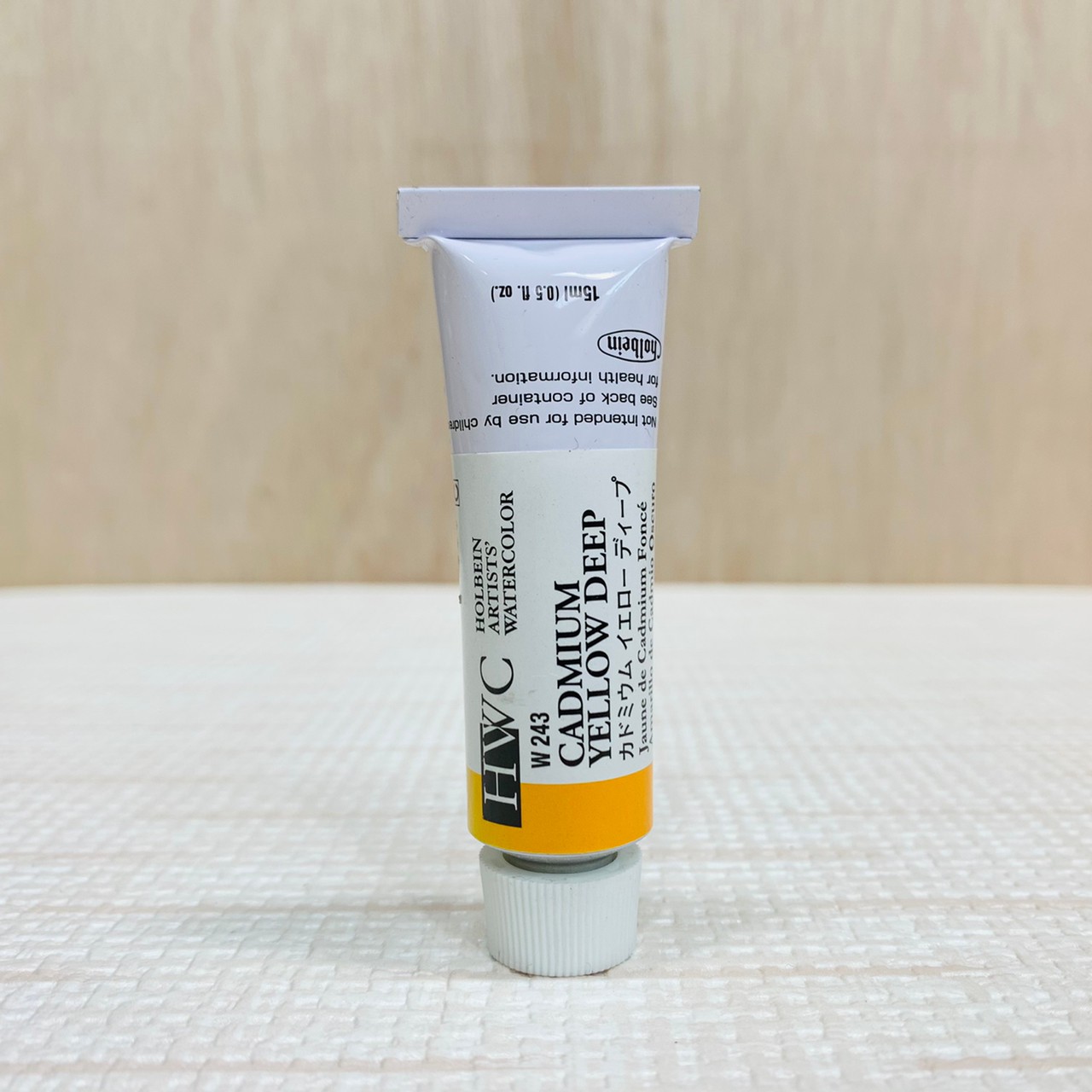 《好賓HWC專家級透明水彩繪具 W243(C級)》W243 Cadmium Yellow Deep