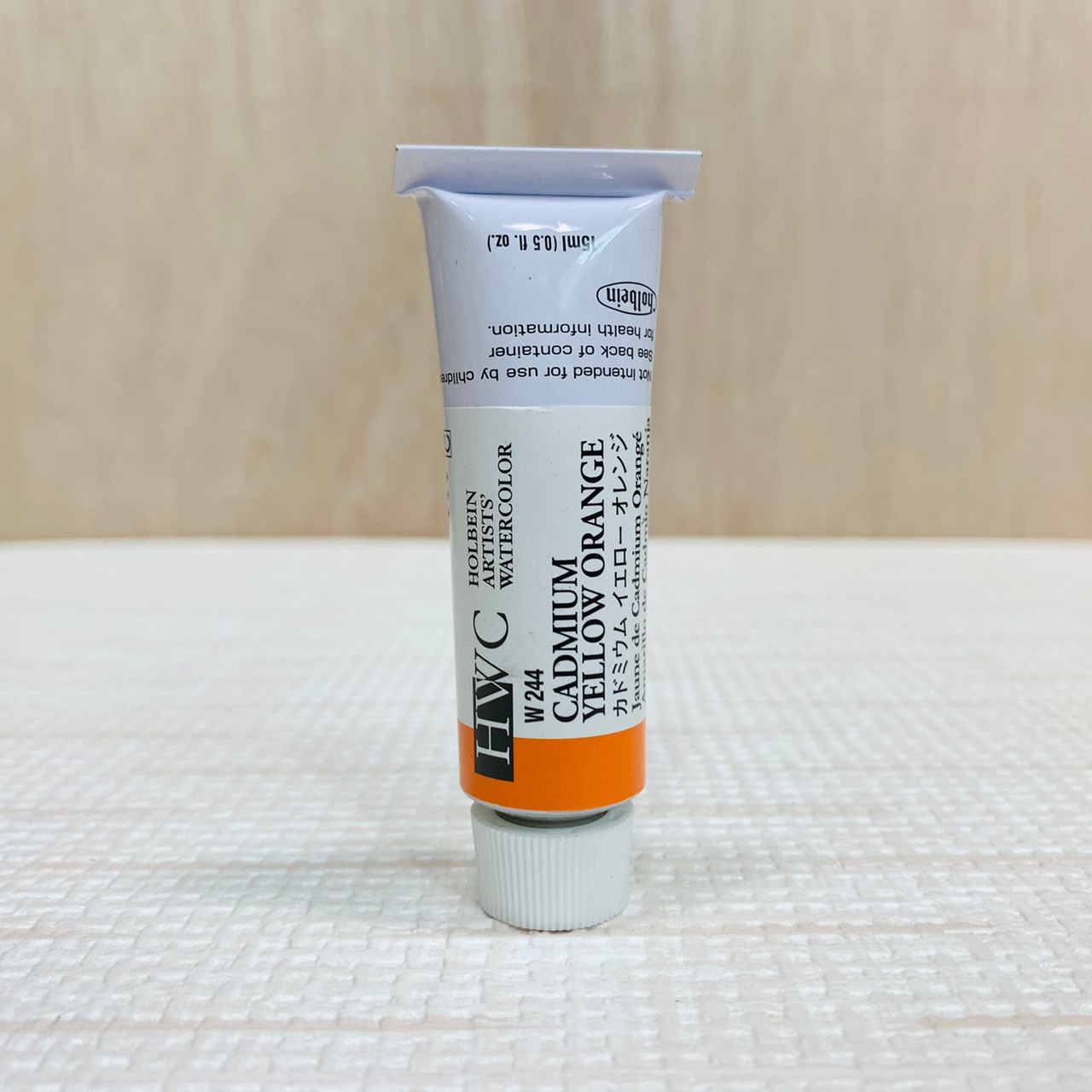 《好賓HWC專家級透明水彩繪具 W244(C級)》W244 Cadmium Yellow Orange