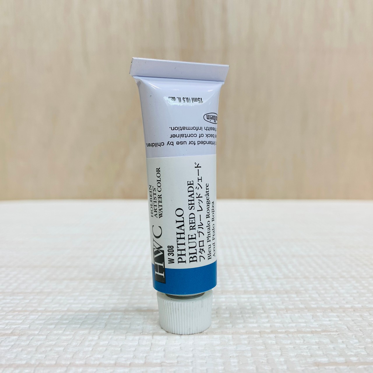 《好賓HWC專家級透明水彩繪具 W308(A級)》W308 Phthalo Blue Red Shade