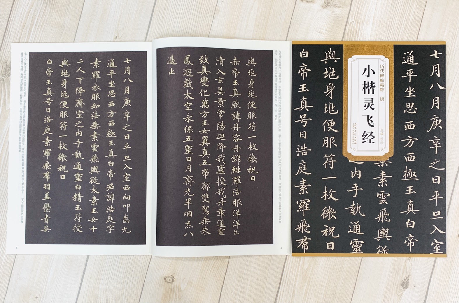 《唐 小楷靈飛經》歷代碑帖精粹 安徽美術出版社