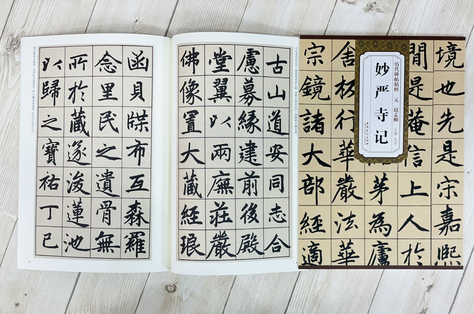 《元 趙孟頫 妙嚴寺記》歷代碑帖精粹 安徽美術出版社