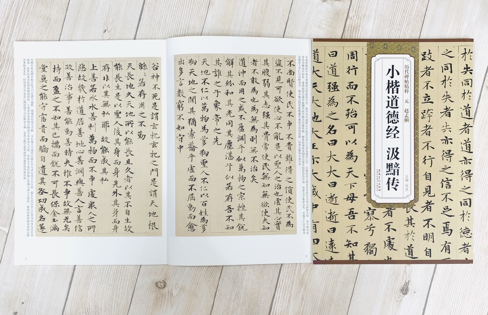 《元 趙孟頫 小楷道德經.汲黯傳》歷代碑帖精粹 安徽美術出版社