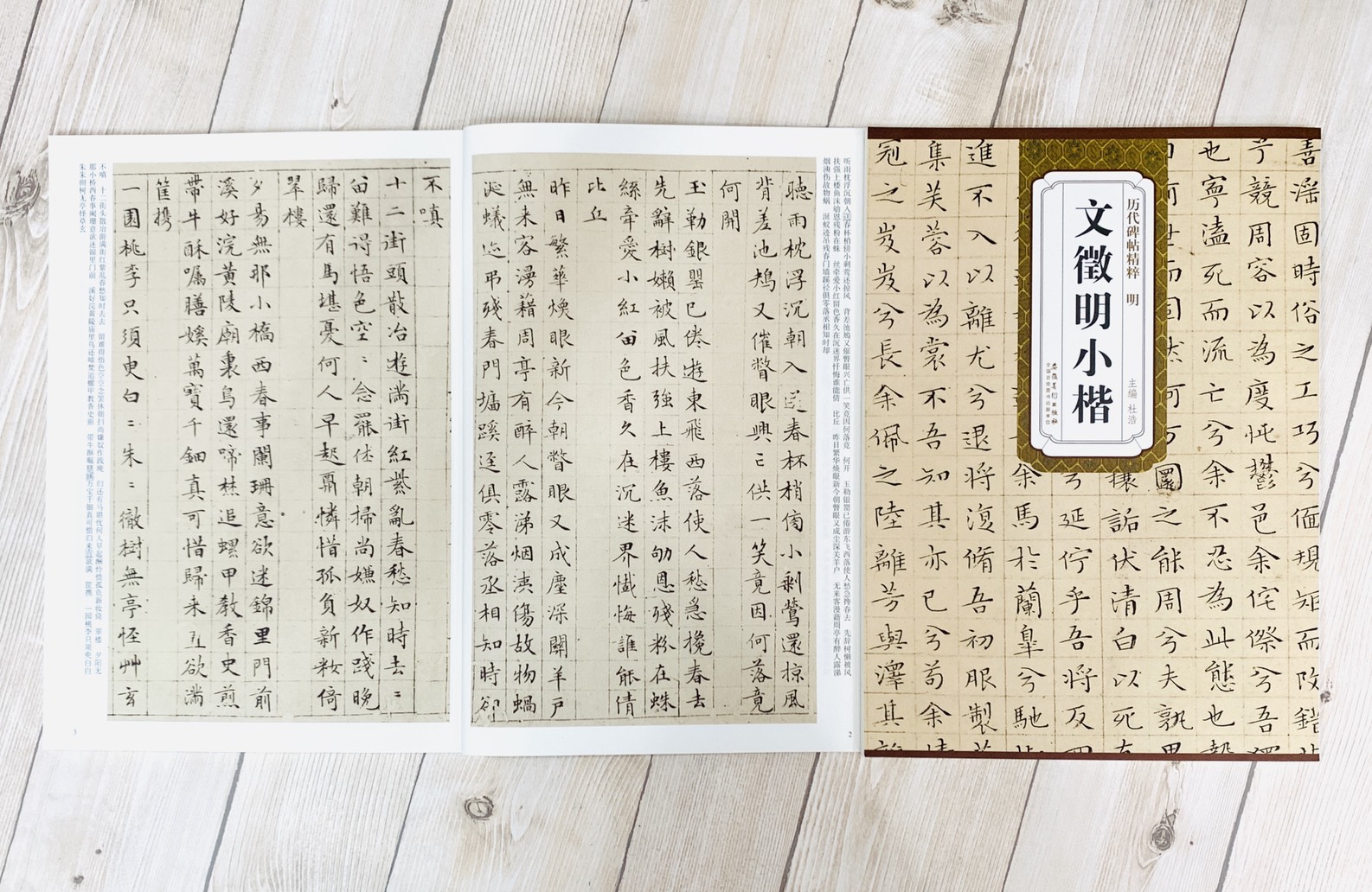 《明 文徵明小楷》歷代碑帖精粹 安徽美術出版社