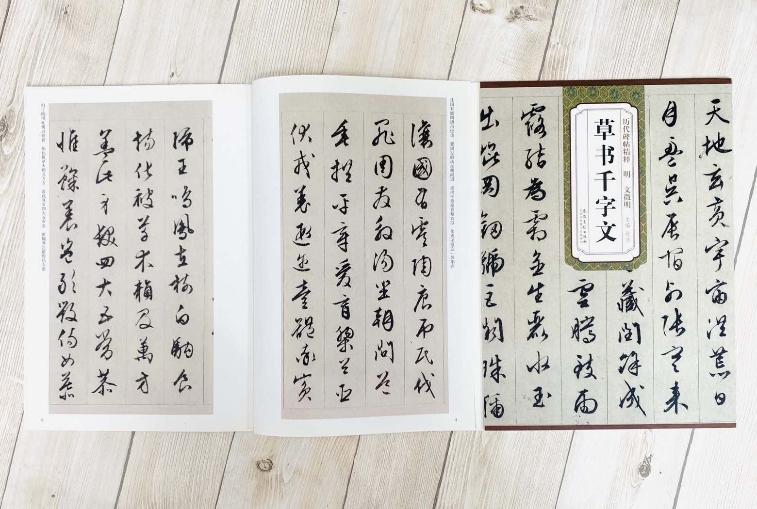 《明 文徵明 草書千字文》歷代碑帖精粹 安徽美術出版社