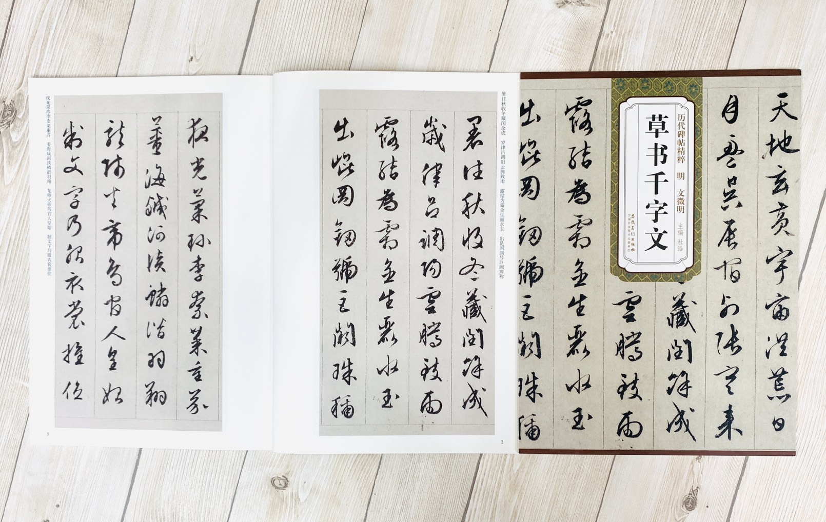 《明 文徵明 草書千字文》歷代碑帖精粹 安徽美術出版社