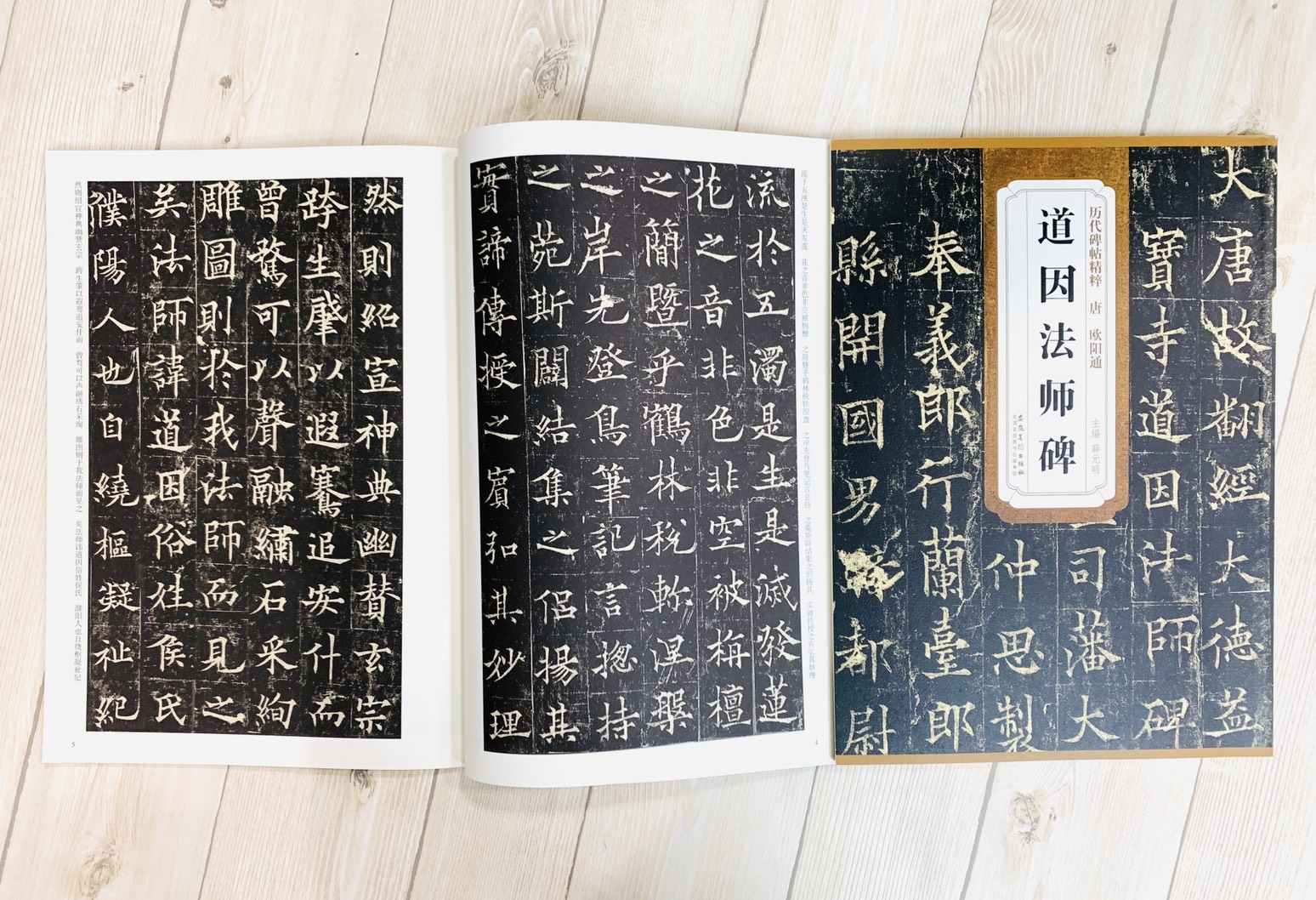 《唐 歐陽通 道因法師碑》歷代碑帖精粹 安徽美術出版社