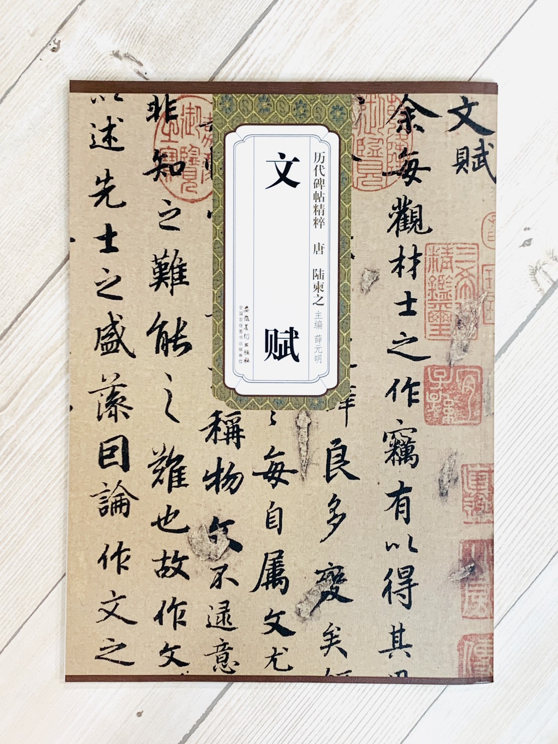 《唐 陸柬之 文賦》歷代碑帖精粹 安徽美術出版社