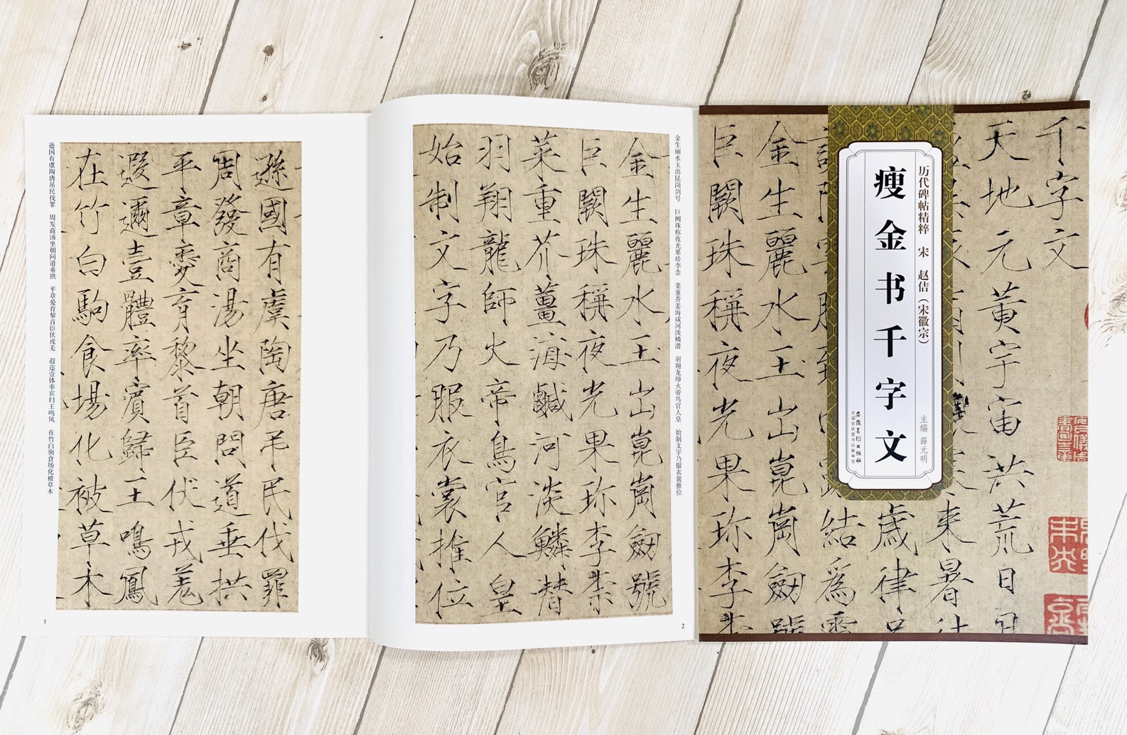 《宋 趙佶(宋徽宗) 瘦金書千字文》歷代碑帖精粹 安徽美術出版社
