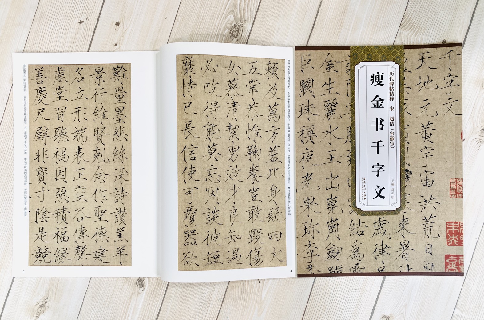 《宋 趙佶(宋徽宗) 瘦金書千字文》歷代碑帖精粹 安徽美術出版社