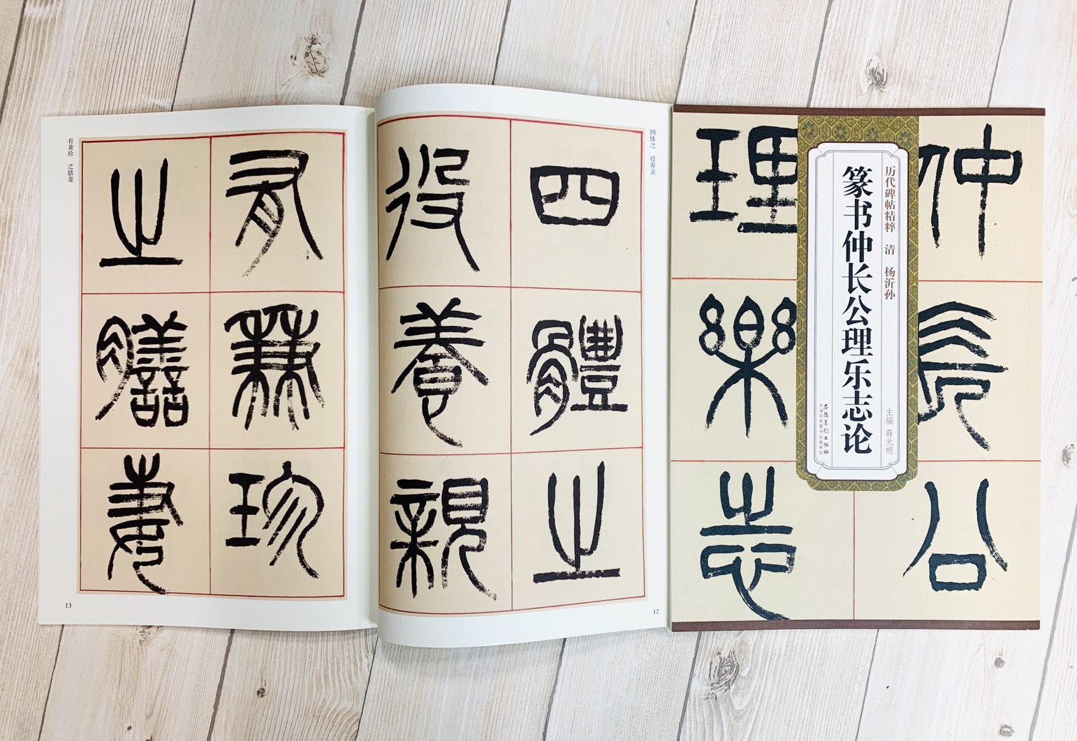 《清 楊沂孫 篆書仲長公理樂志論》歷代碑帖精粹 安徽美術出版社