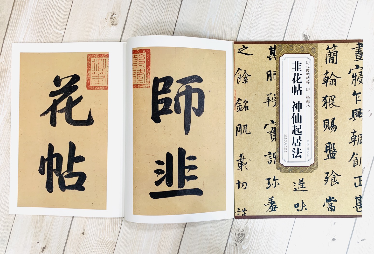 《唐 楊凝式 韭花帖.神仙起居法》歷代碑帖精粹 安徽美術出版社