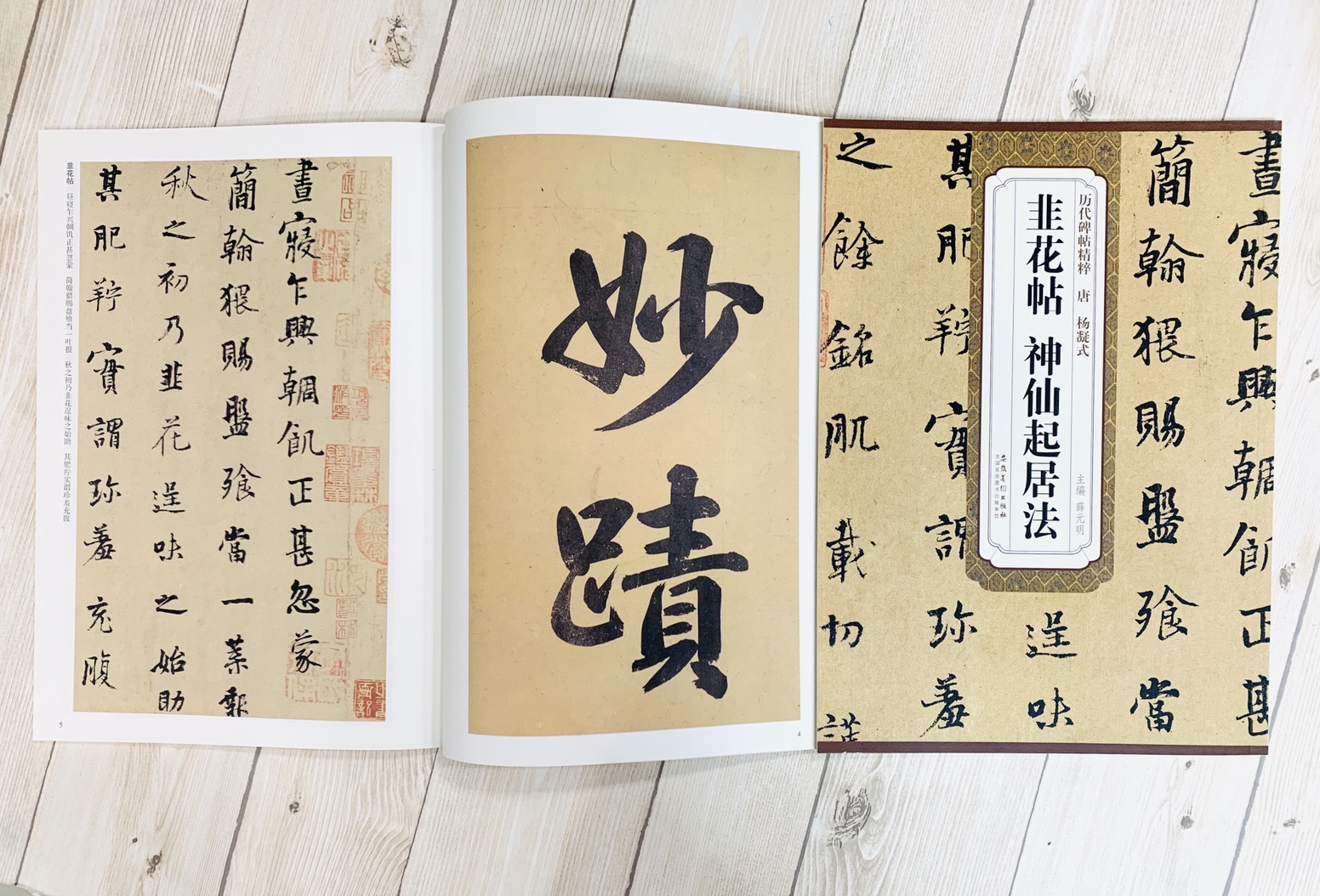 《唐 楊凝式 韭花帖.神仙起居法》歷代碑帖精粹 安徽美術出版社