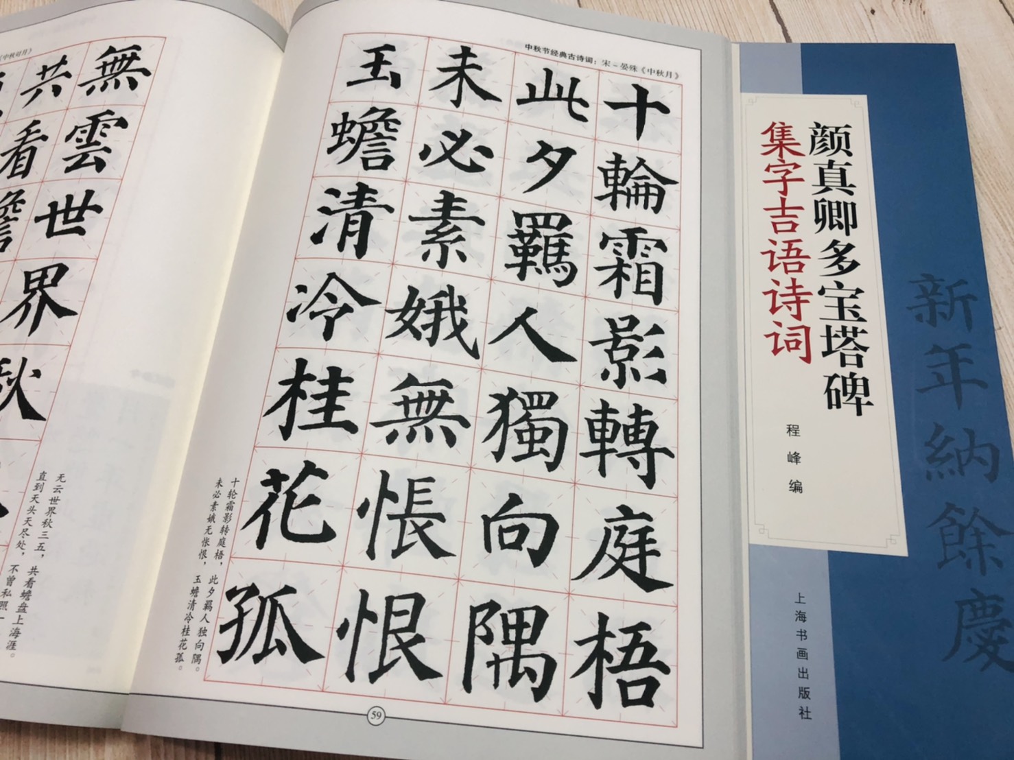 《顏真卿多寶塔碑集字吉語詩詞》節慶揮毫寶典 程峰編 上海書畫出版社