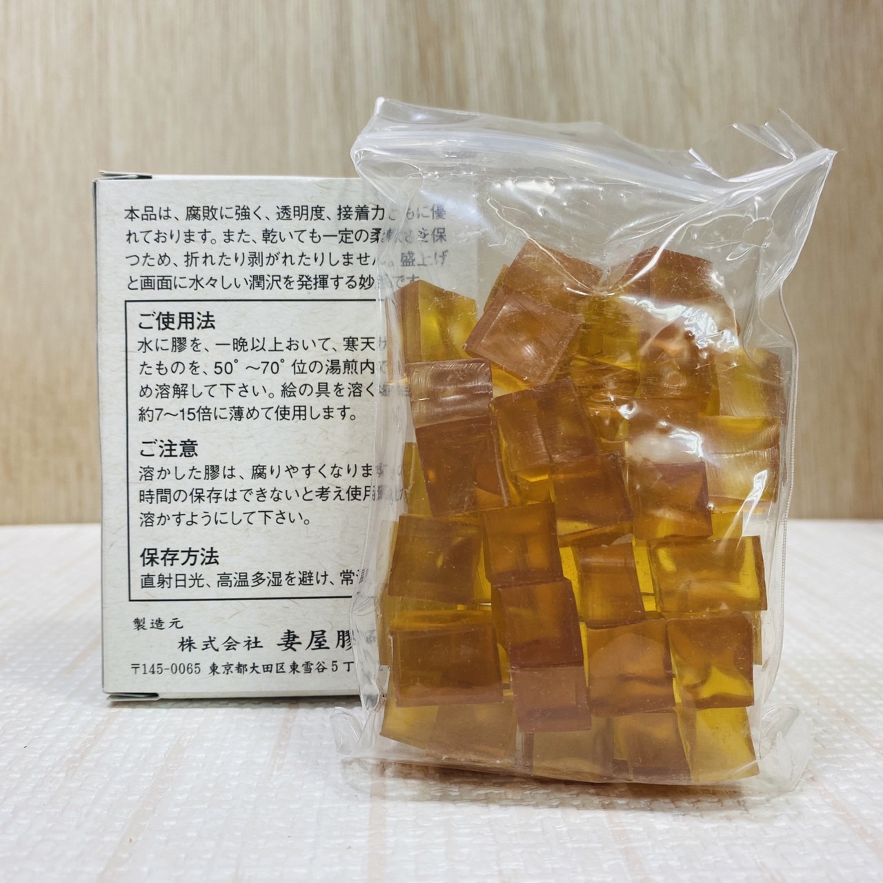 《鹿膠 [乾燥] 100g》 鳳凰 接著劑 妻屋膠研究所