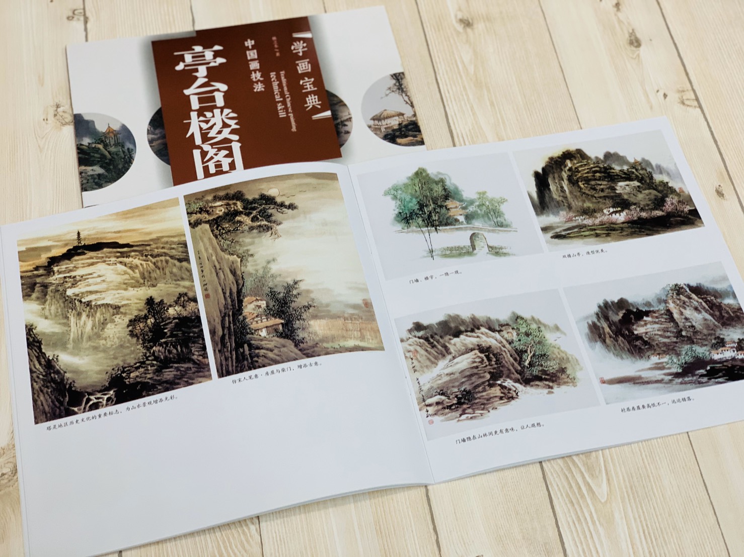 《學畫寶典 亭台樓閣 》中國畫技法 福建美術出版社 寫意 國畫 