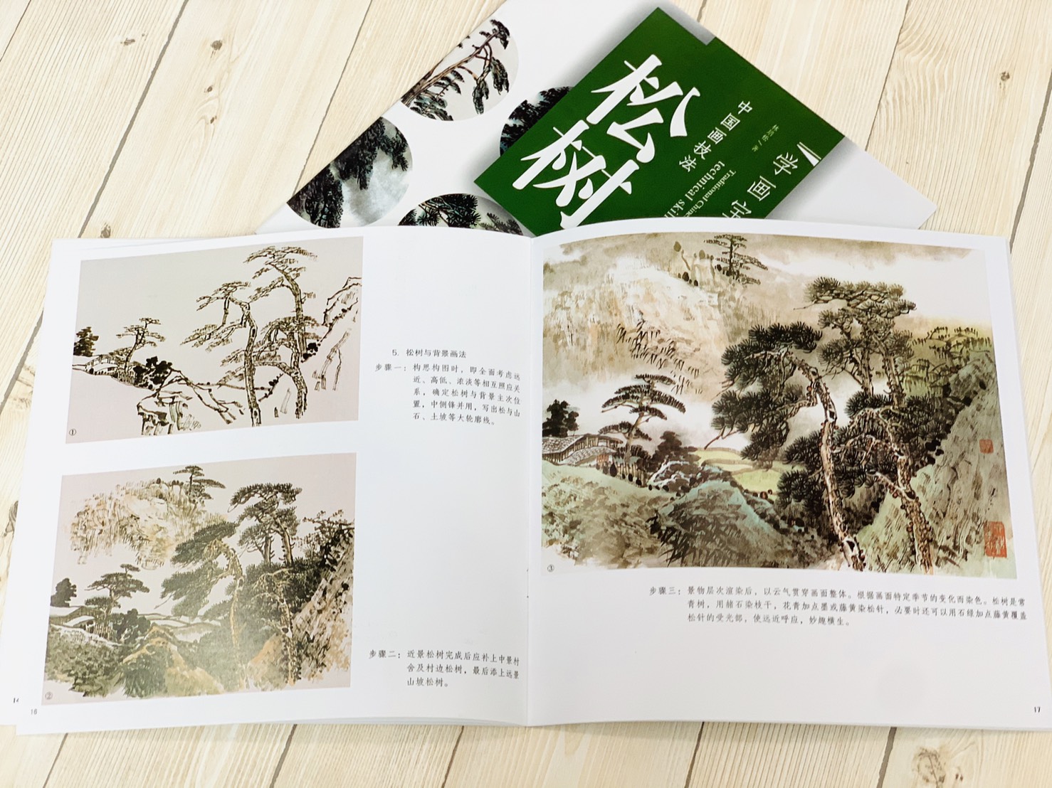 《學畫寶典 松樹 》中國畫技法 福建美術出版社 寫意 國畫 
