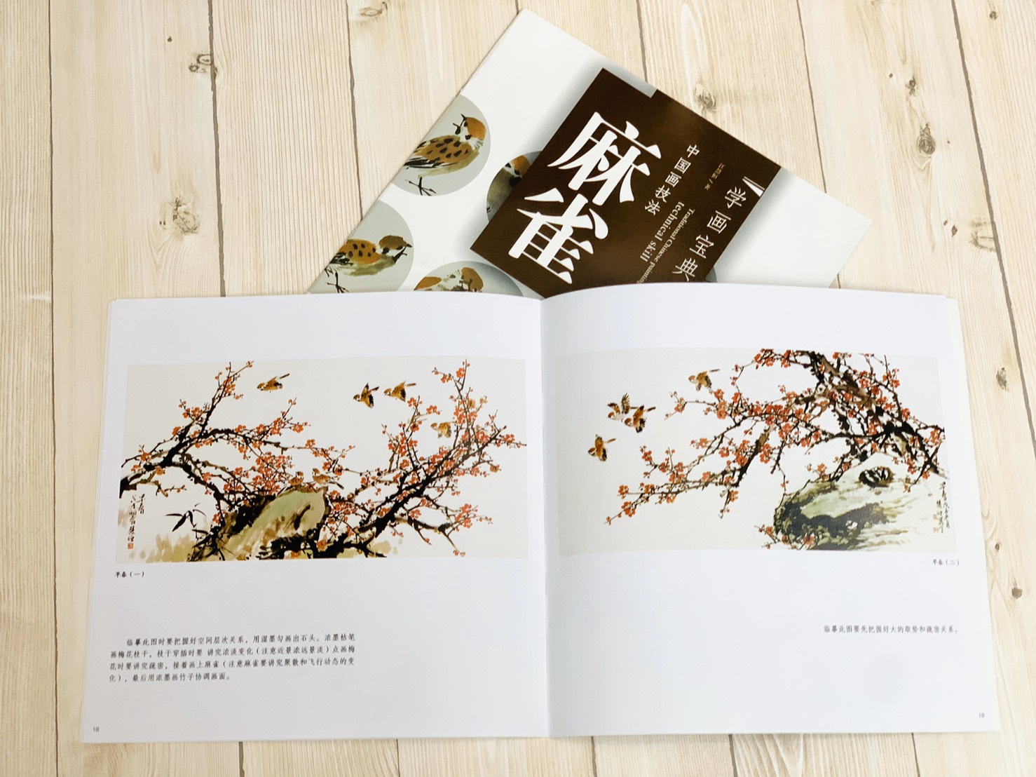 《學畫寶典 麻雀 》中國畫技法 福建美術出版社 寫意 國畫 