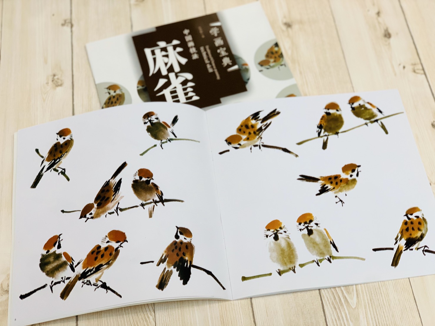 《學畫寶典 麻雀 》中國畫技法 福建美術出版社 寫意 國畫 