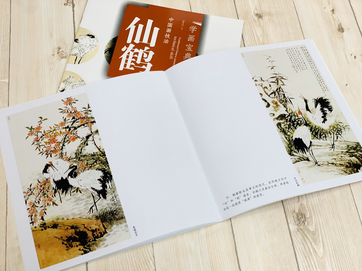 《學畫寶典 仙鶴 》中國畫技法 福建美術出版社 寫意 國畫 
