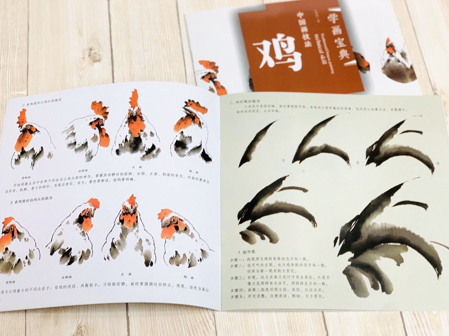 《學畫寶典 雞 》中國畫技法 福建美術出版社 寫意 國畫 