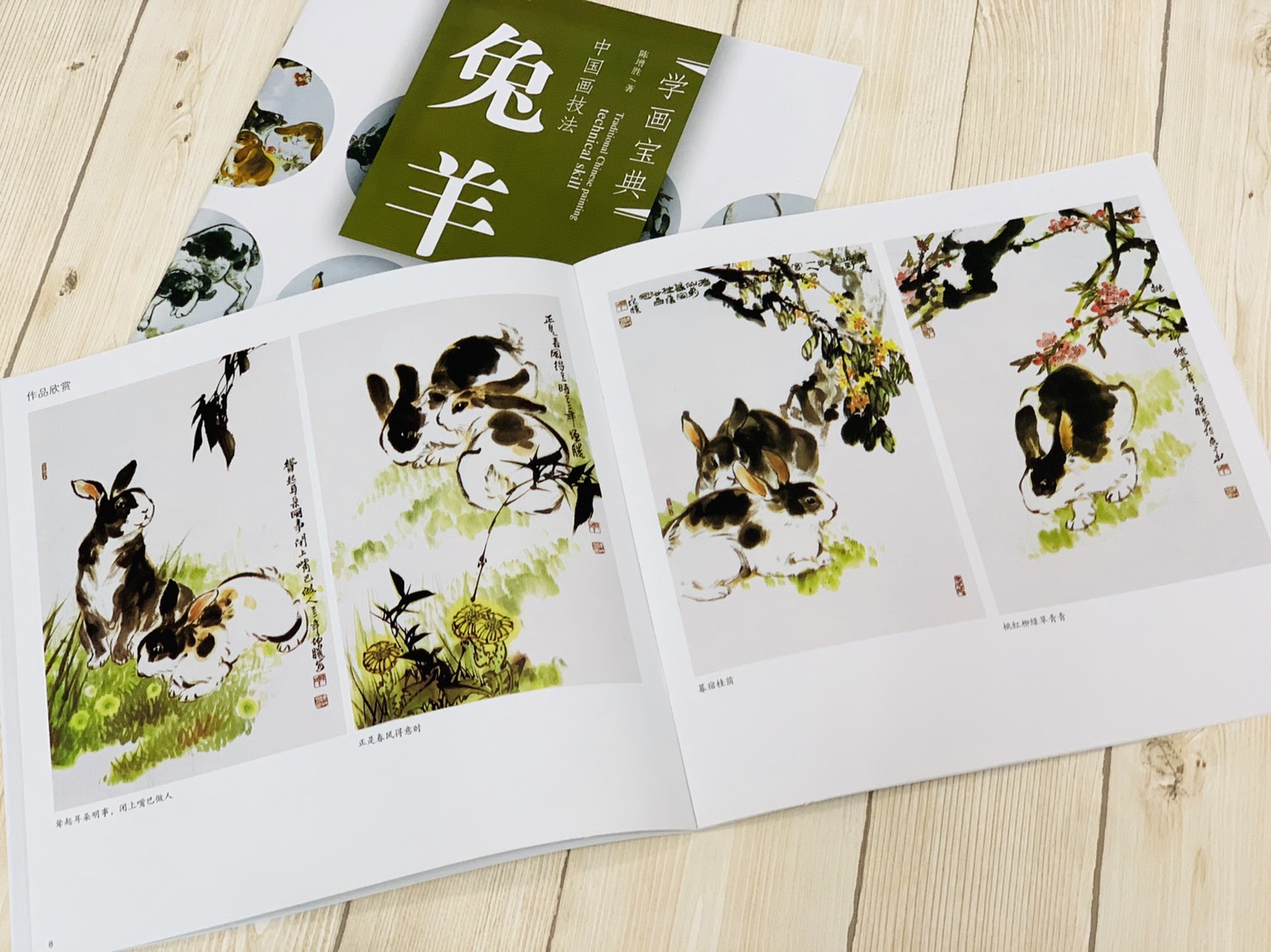 《學畫寶典 兔.羊》中國畫技法 福建美術出版社 寫意 國畫 