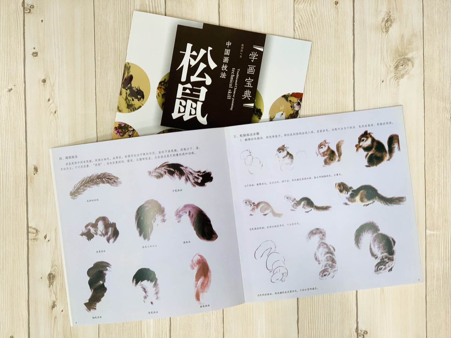 《學畫寶典 松鼠 》中國畫技法 福建美術出版社 寫意 國畫 