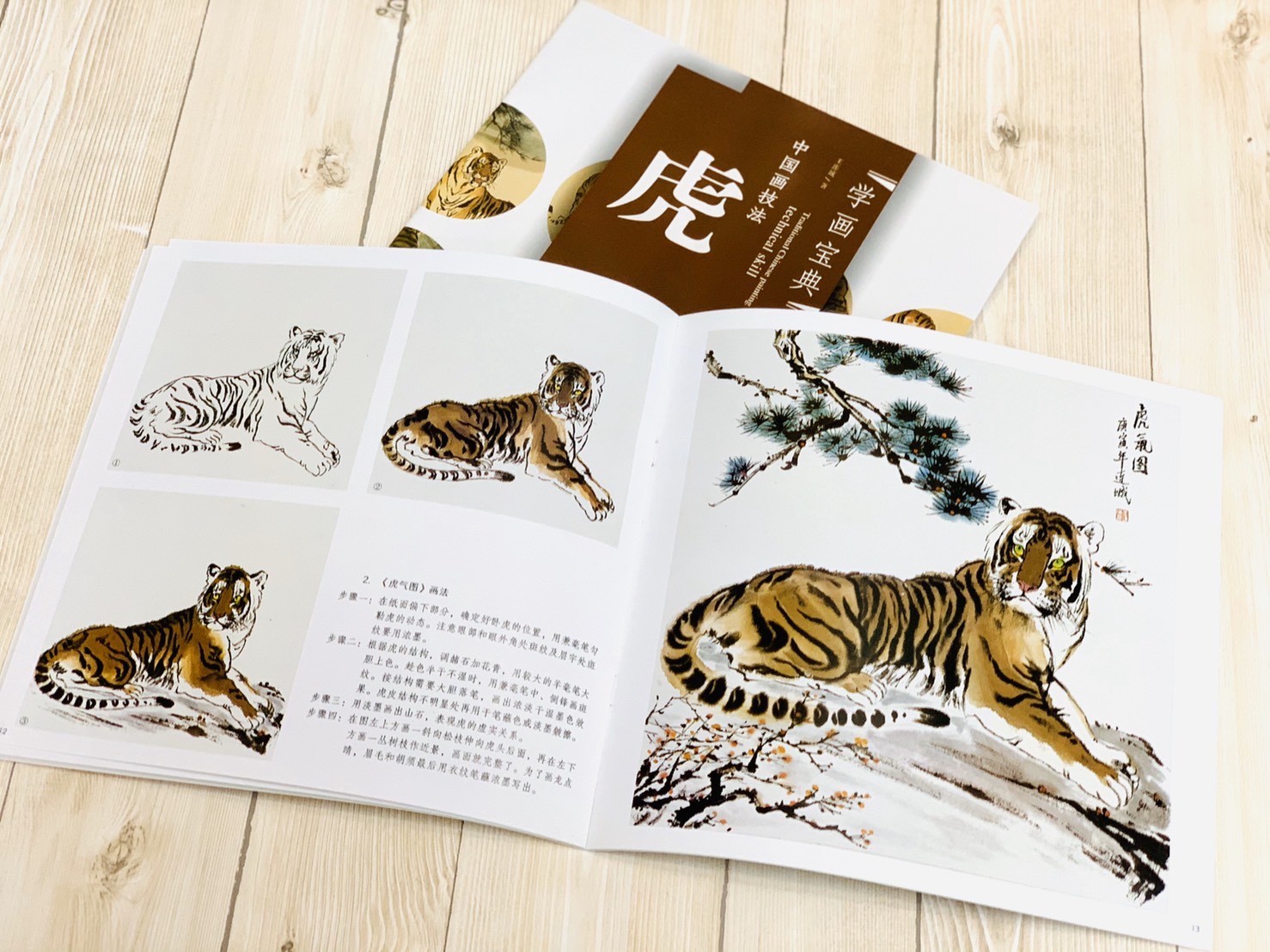《學畫寶典 虎》中國畫技法 福建美術出版社 寫意 國畫 
