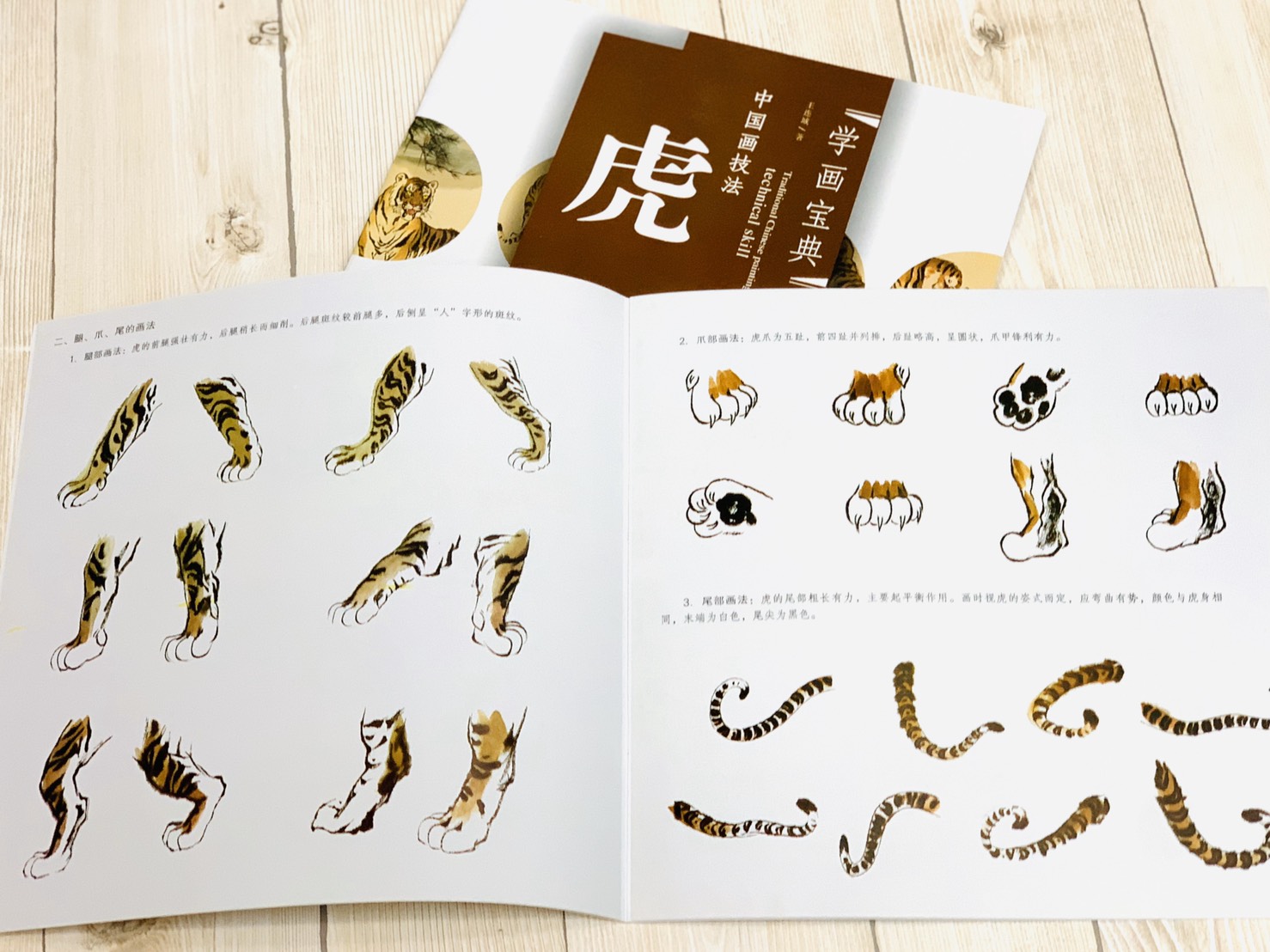 《學畫寶典 虎》中國畫技法 福建美術出版社 寫意 國畫 