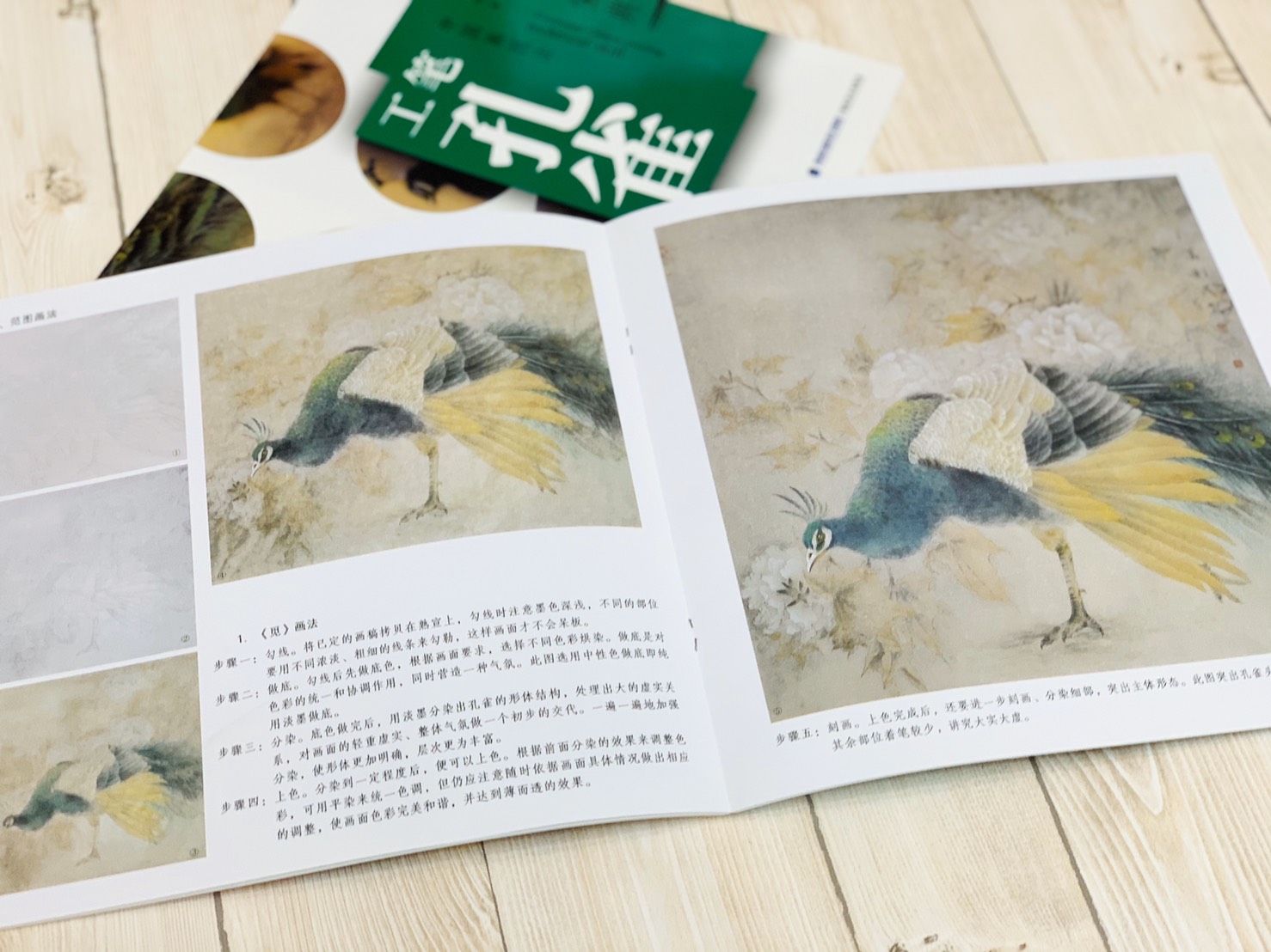 《學畫寶典 工筆孔雀》中國畫技法 福建美術出版社 工筆 國畫 